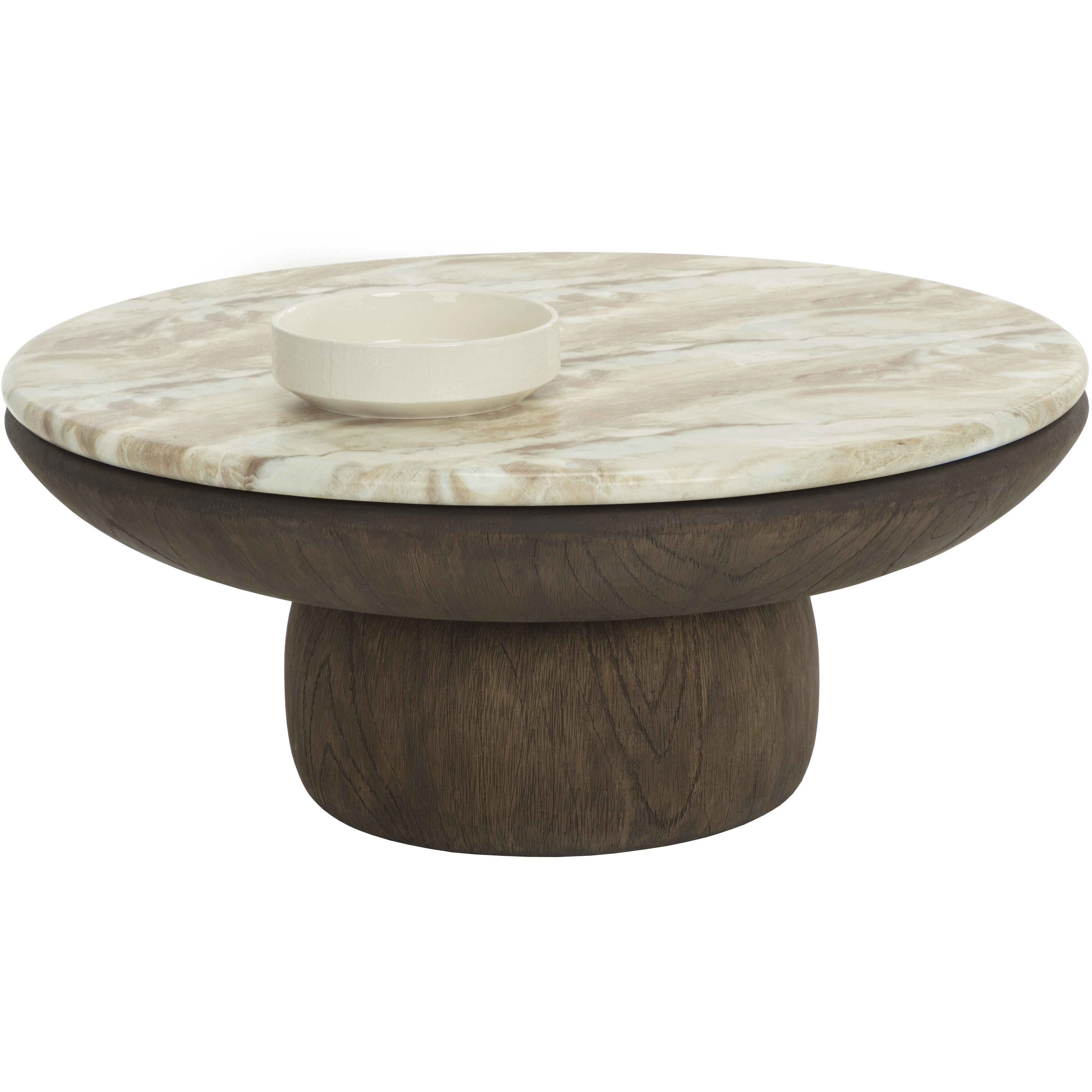 Orula 40 X 17 inch Marble Look / Macchiato Outdoor Coffee Table